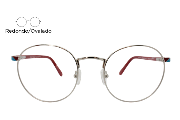 Lente Oftálmico Olive People ROUND009 Tinto con plata