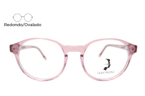 Lente Oftálmico Olive People SMALL022 Rosa transparente