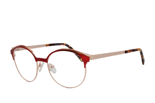 Lente Oftálmico Olive People STANDIN003 Rojo con dorado