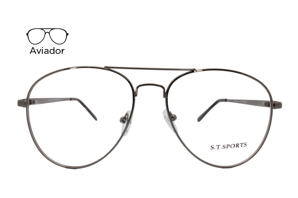 Lente Oftálmico St Sports STS06116 Plata