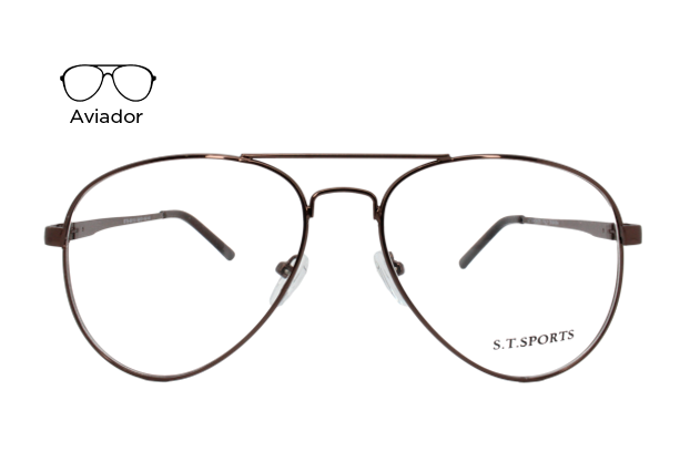 Lente Oftálmico S.T Sports STS06118 Cobre