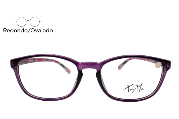 Lente Oftálmico Try Me TR90COL006 Morado