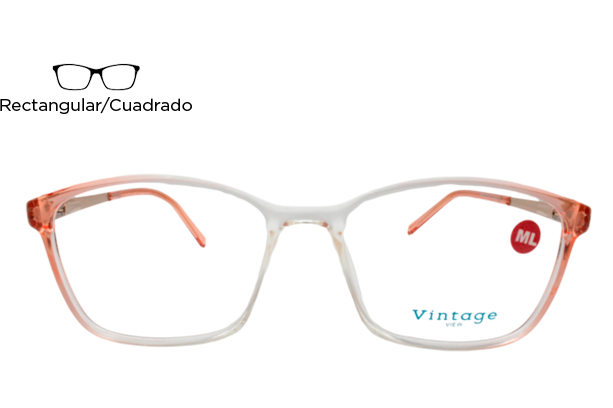 Lente Oft lmico Vintage View VI6014CA Rosa pticas Exe lentes