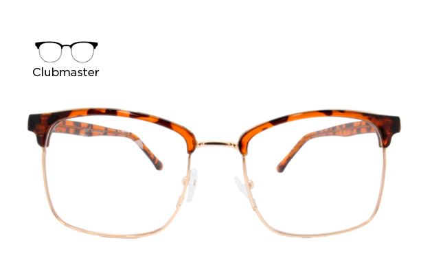Lente Oftálmico Wharton W9071 Carey con dorado