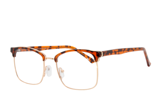Lente Oftálmico Wharton W9071 Carey con dorado