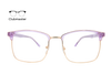 Lente Oftálmico Wharton W9071 Morado con dorado