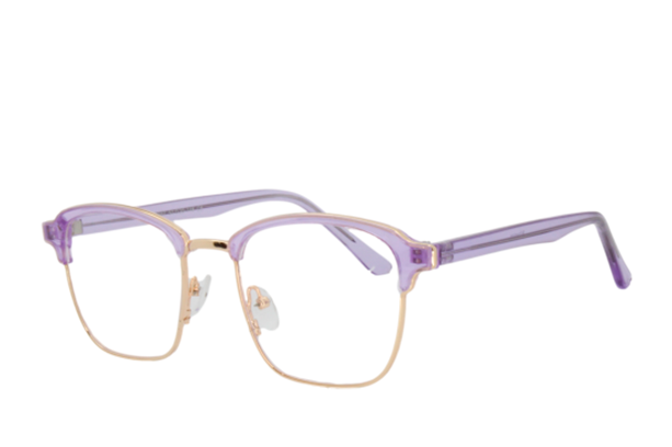 Lente Oftálmico Wharton W9087 Morado con dorado