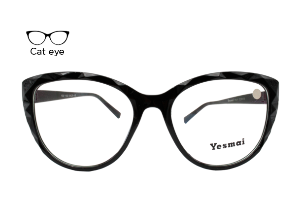 Lente Oftálmico Yesmai YES1002 Negro