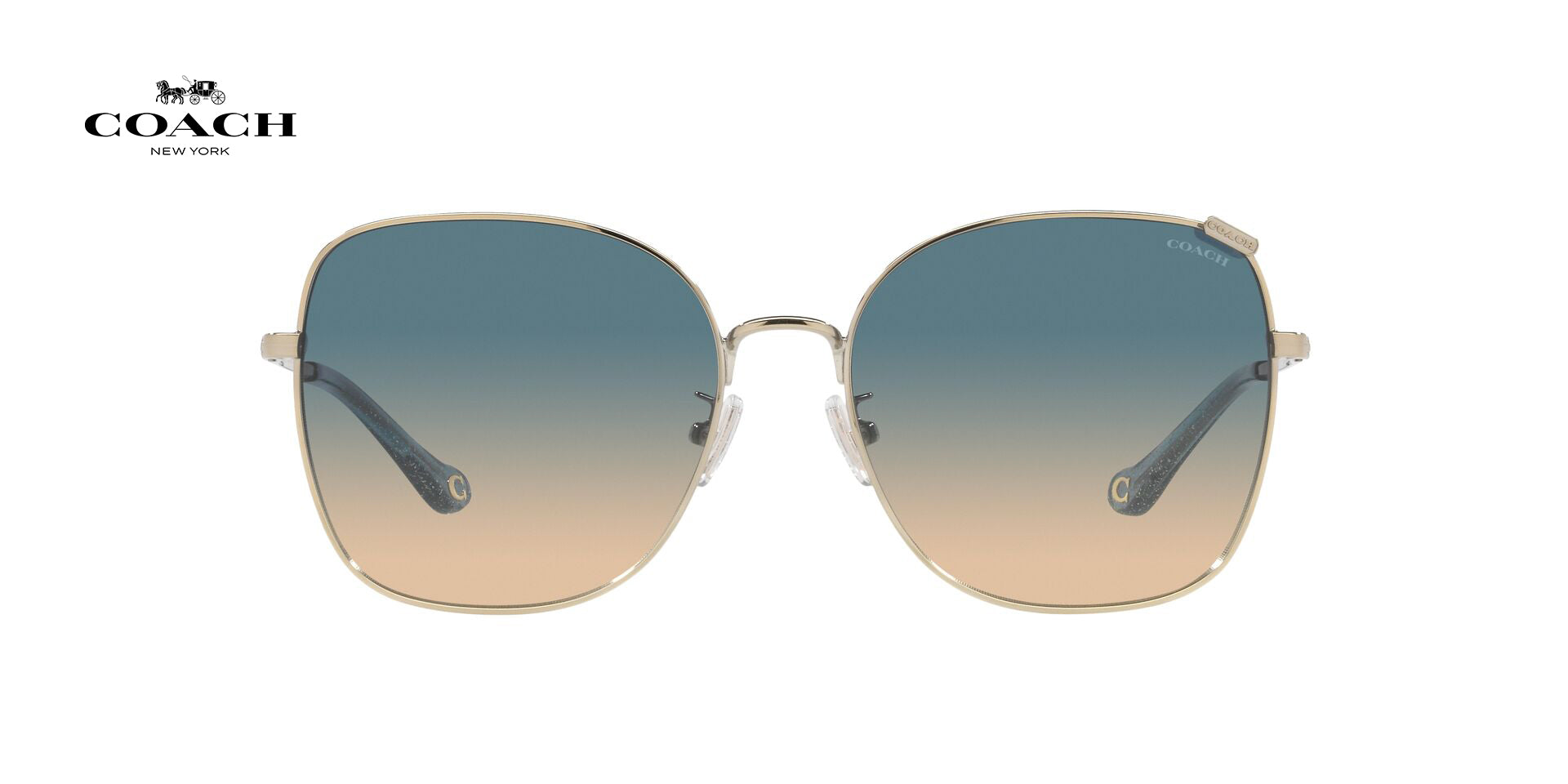 Lente solar Coach 0HC7133 Shiny Rose Gold