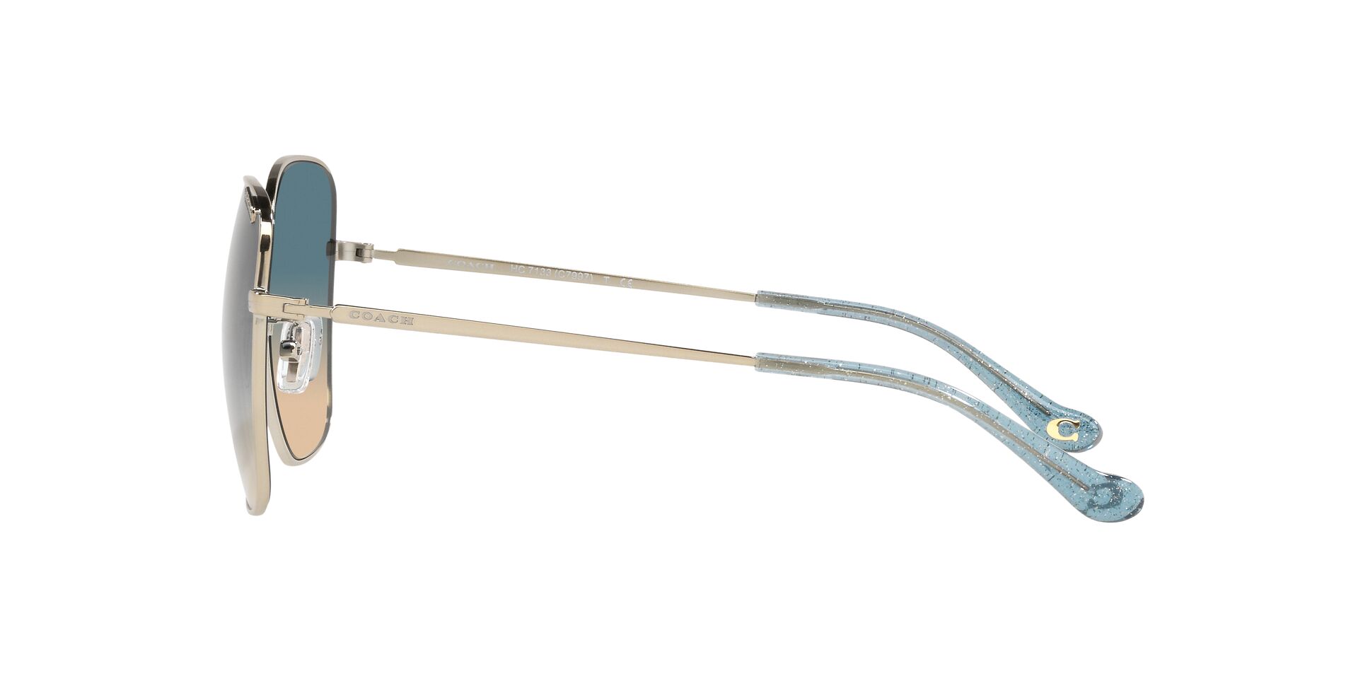 Lente solar Coach 0HC7133 Shiny Rose Gold