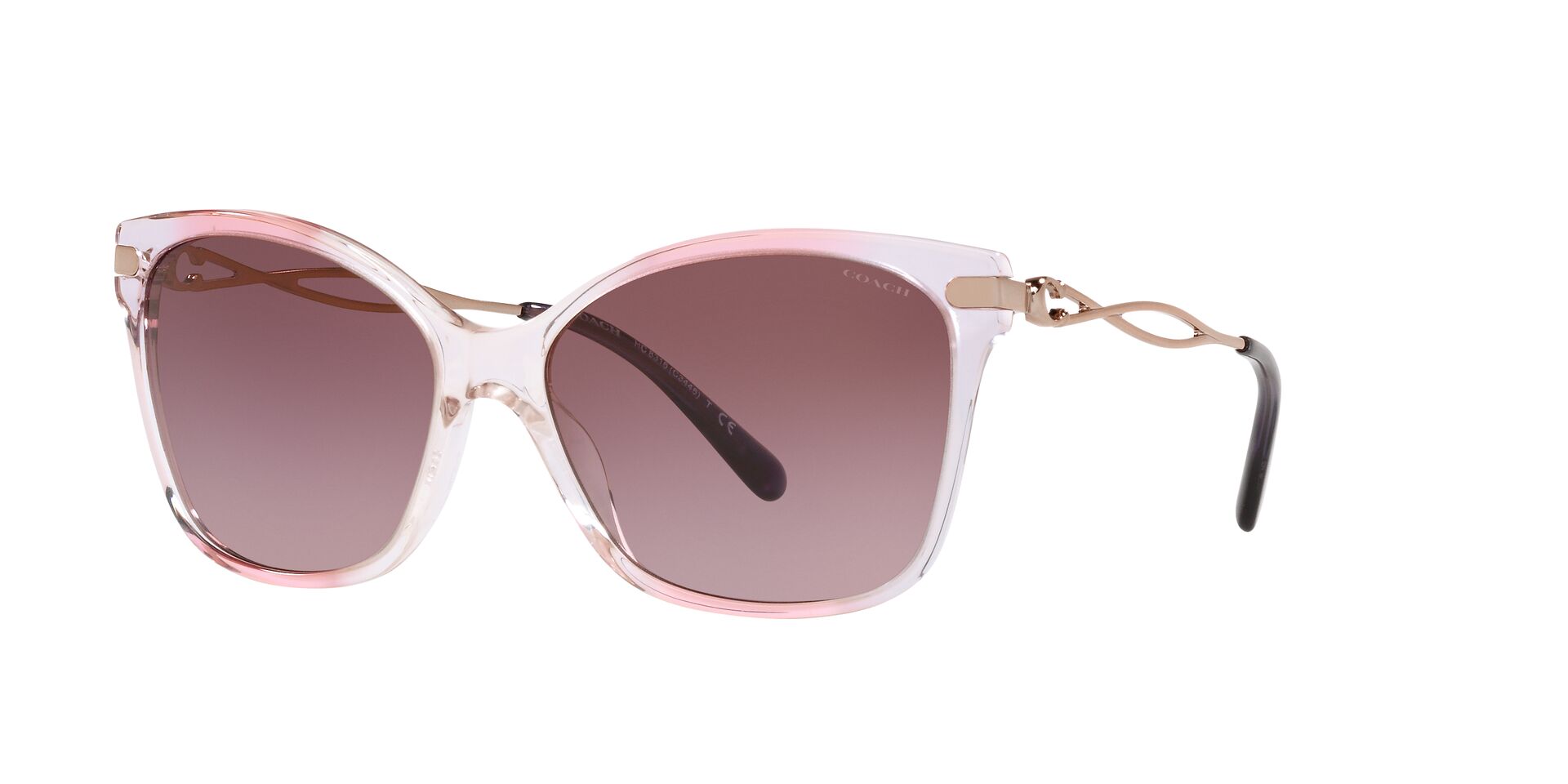 Lente solar Coach 0HC8316 Gradient Transparent Violet