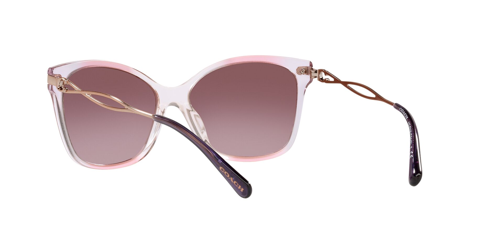 Lente solar Coach 0HC8316 Gradient Transparent Violet