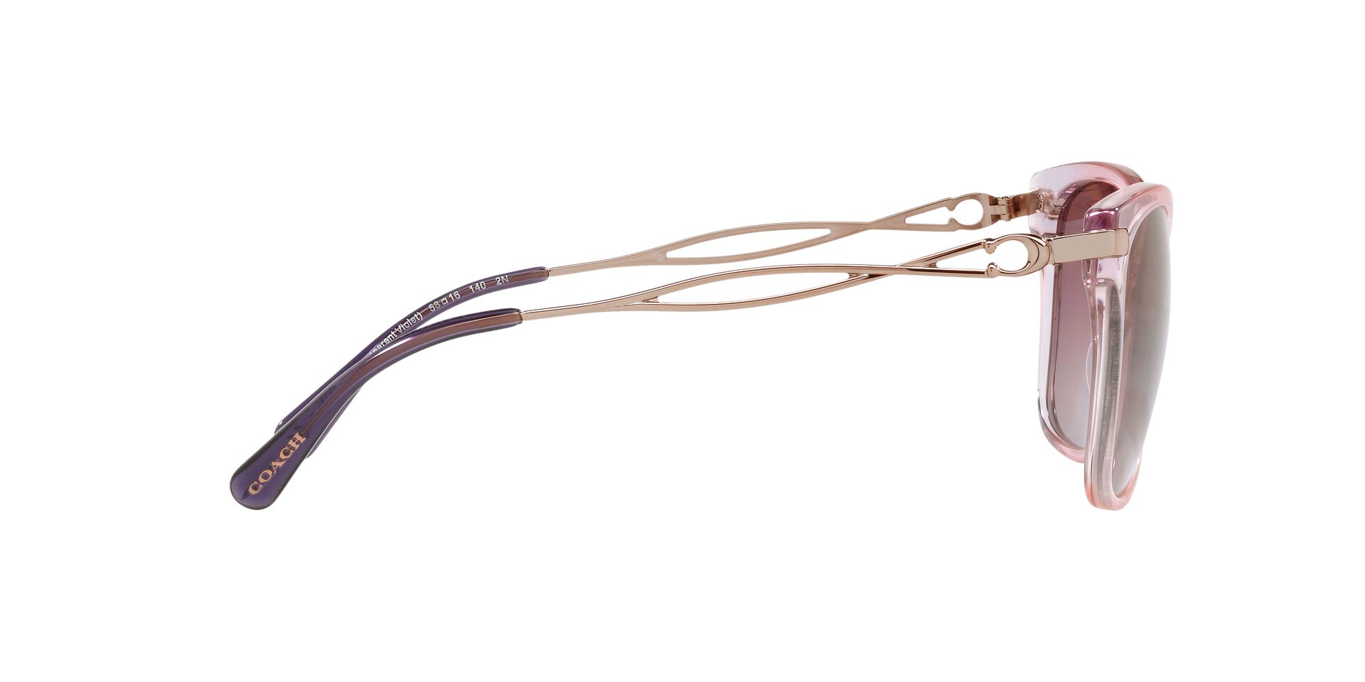 Lente solar Coach 0HC8316 Gradient Transparent Violet