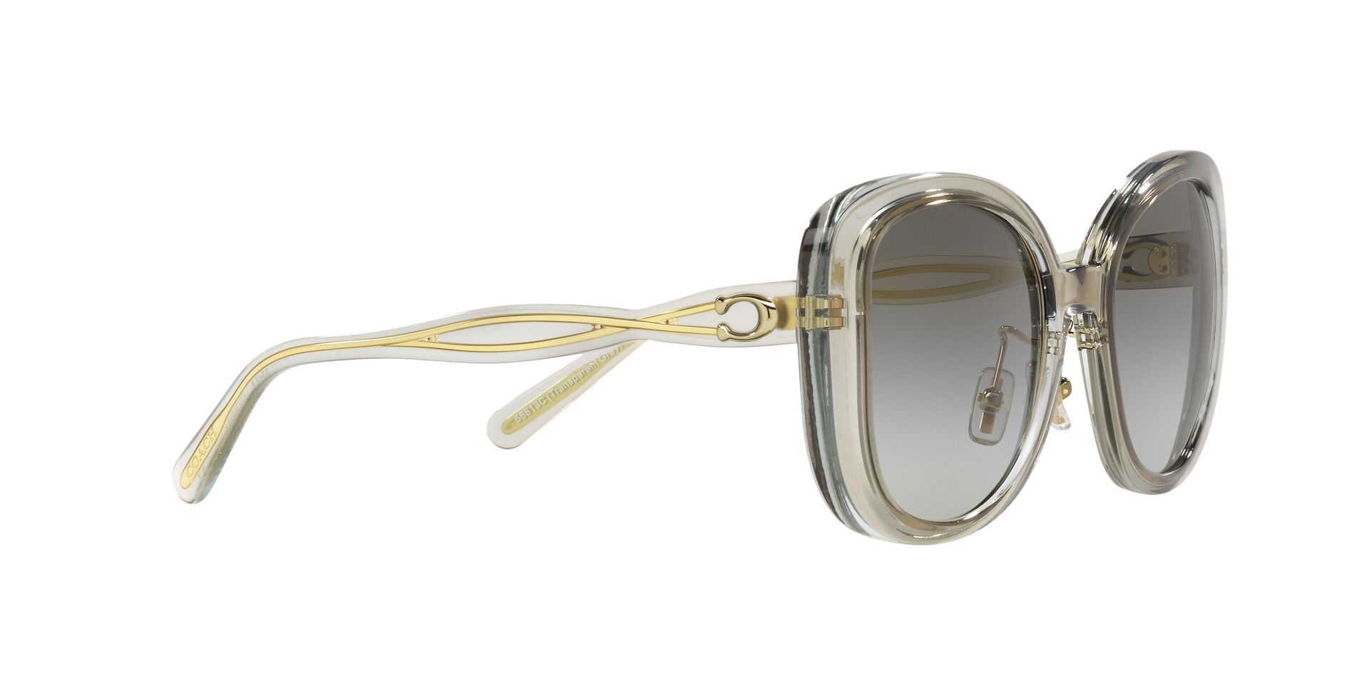 Lente solar Coach 0HC8333 Transparent Grey