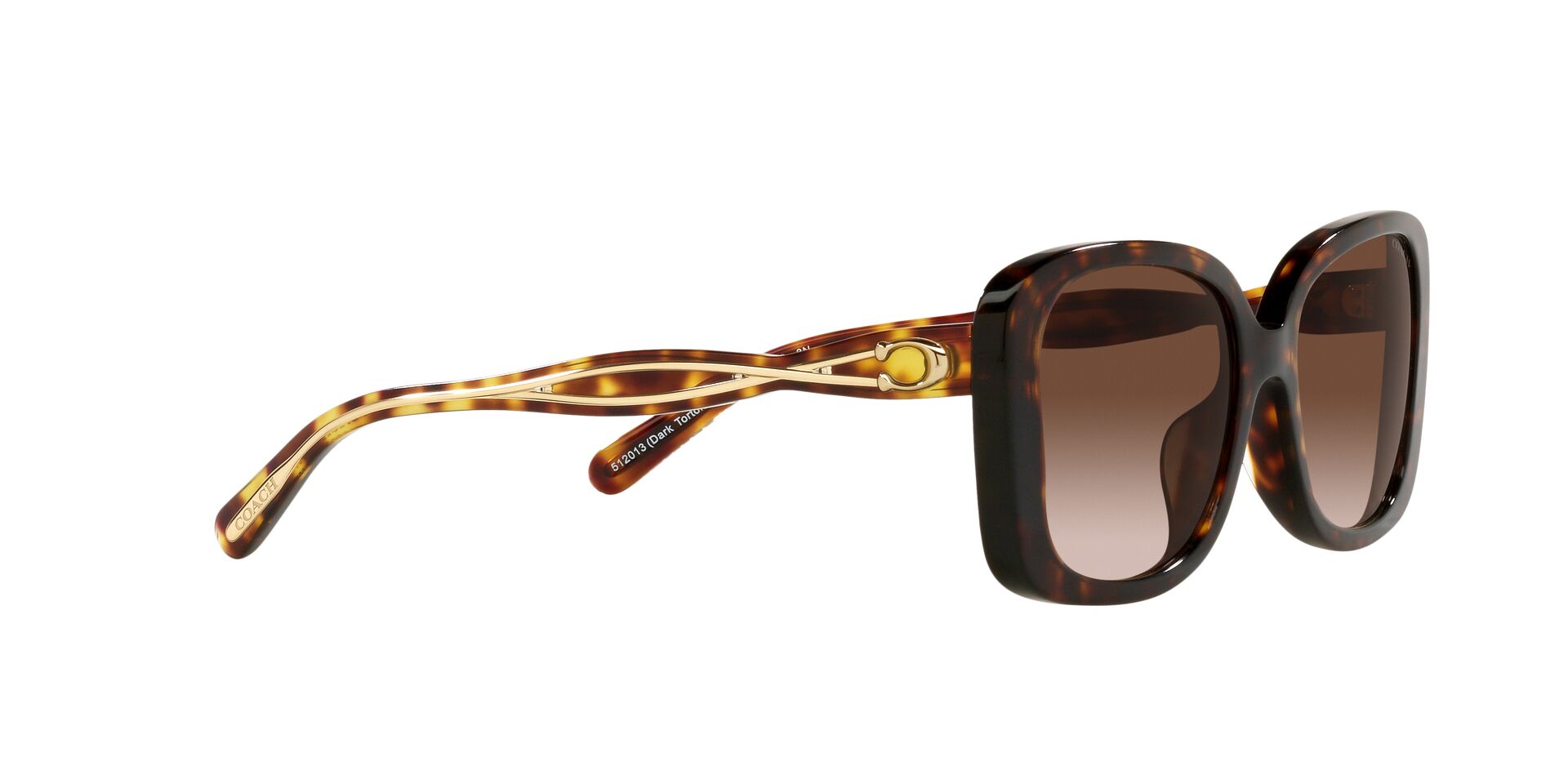 Lente solar Coach 0HC8334U Dark Tortoise