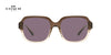 Lente solar Coach 0HC8335U Transparent Brown Gradient