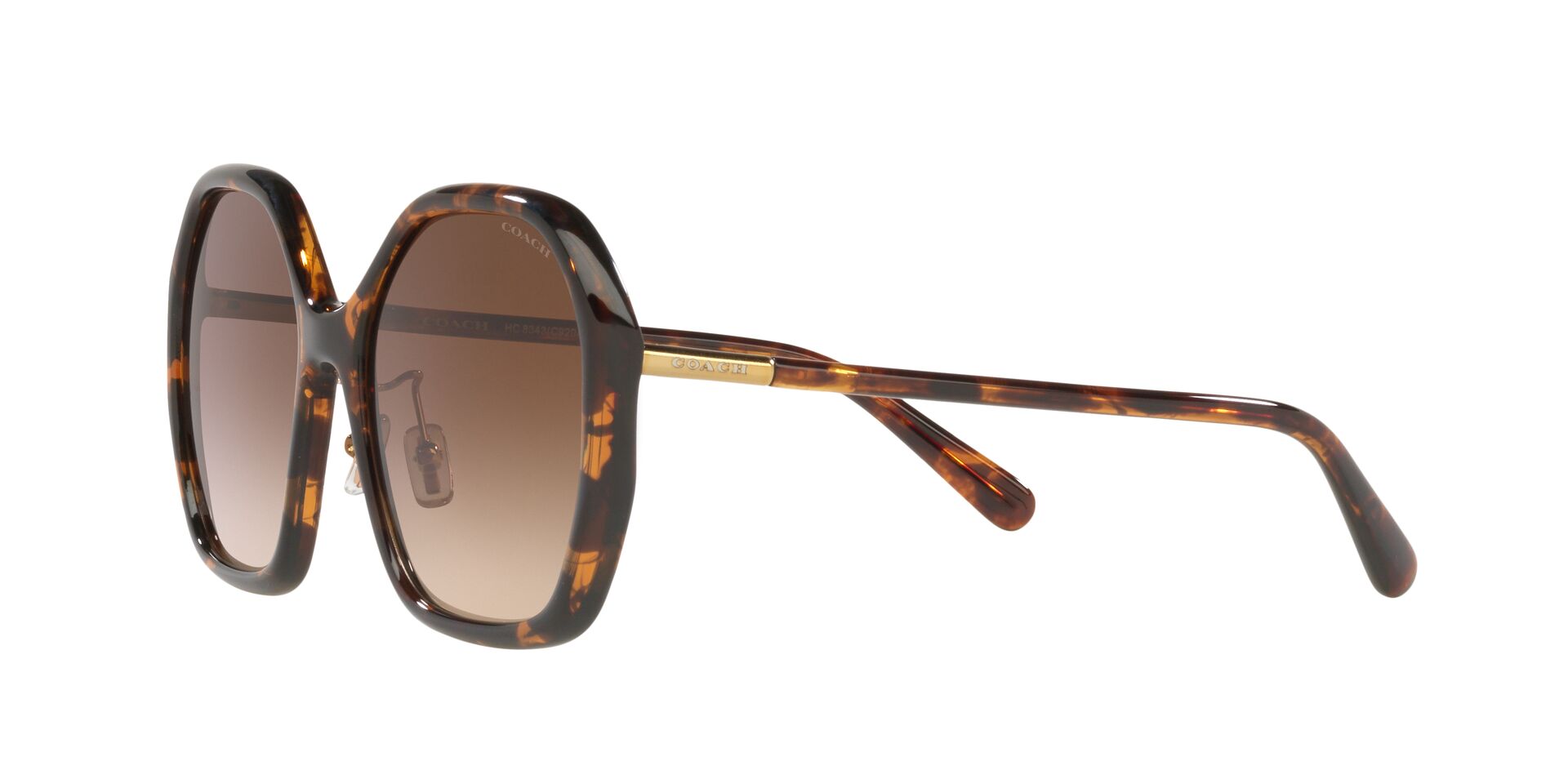 Lente solar Coach 0HC8343 Dark Tortoise