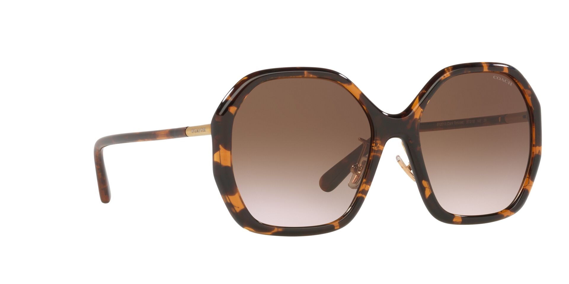 Lente solar Coach 0HC8343 Dark Tortoise