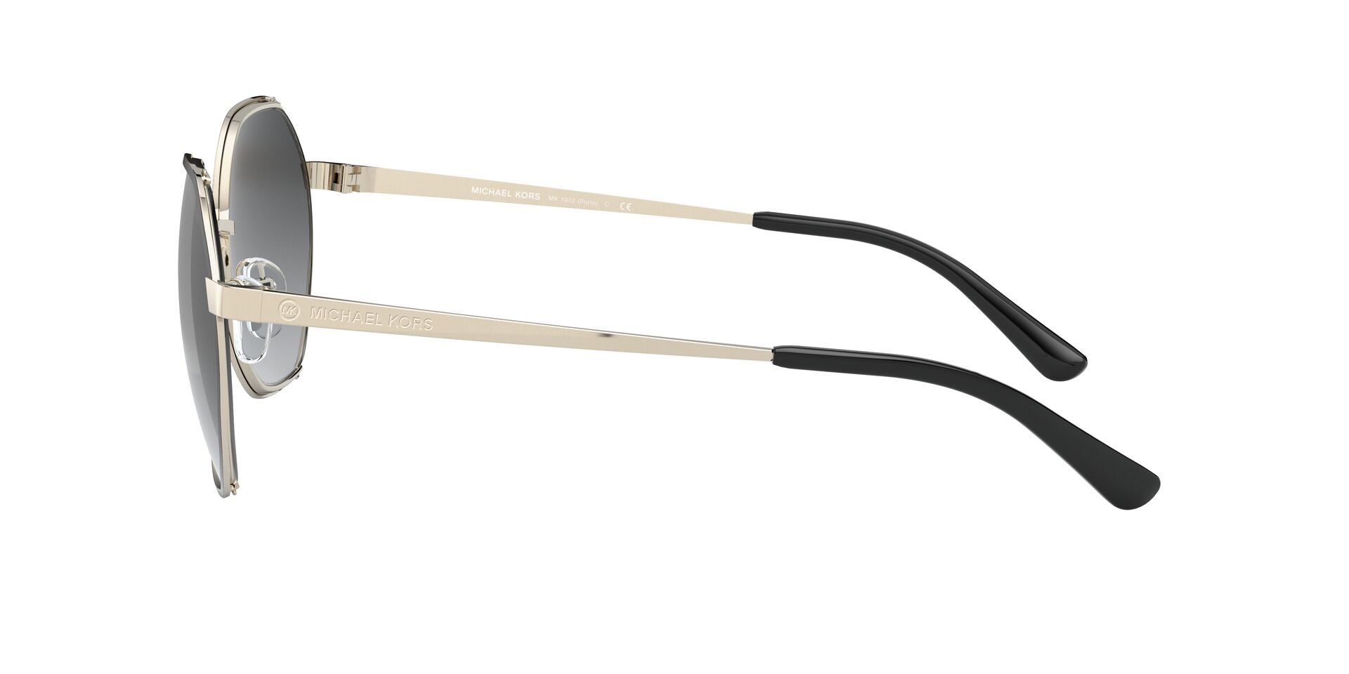 Lente solar Michael Kors Porto 0MK1072 Light Gold / Black