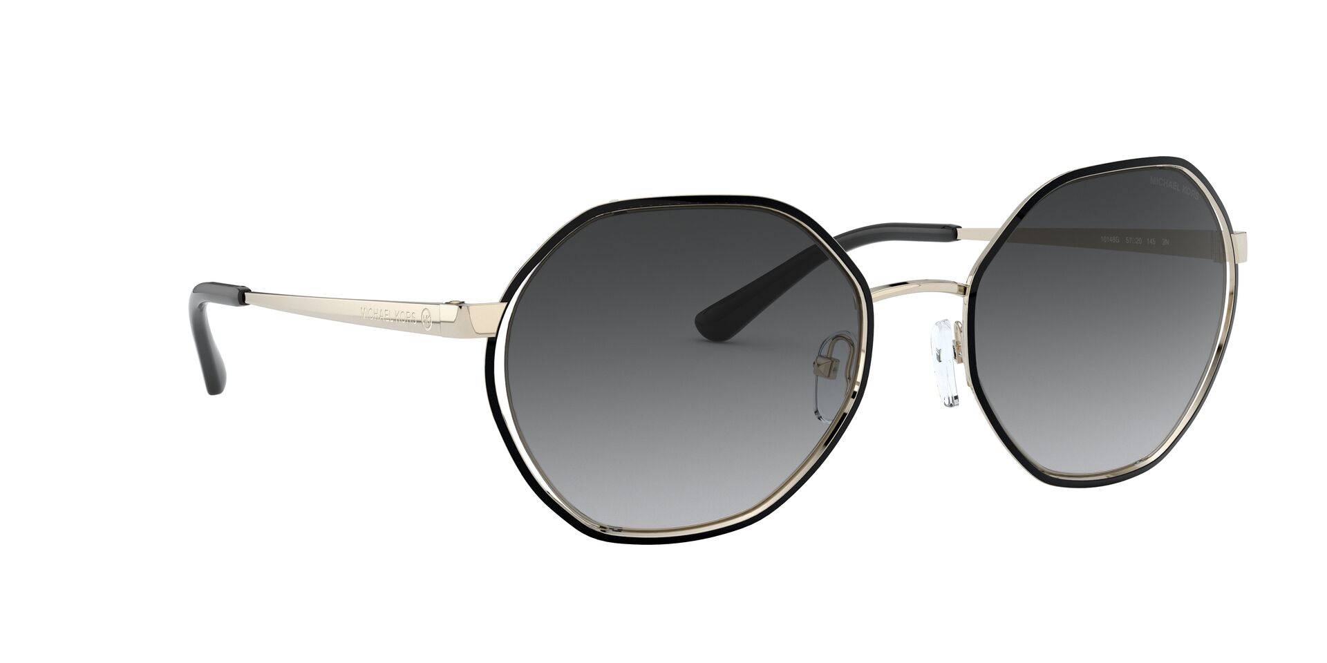 Lente solar Michael Kors Porto 0MK1072 Light Gold / Black