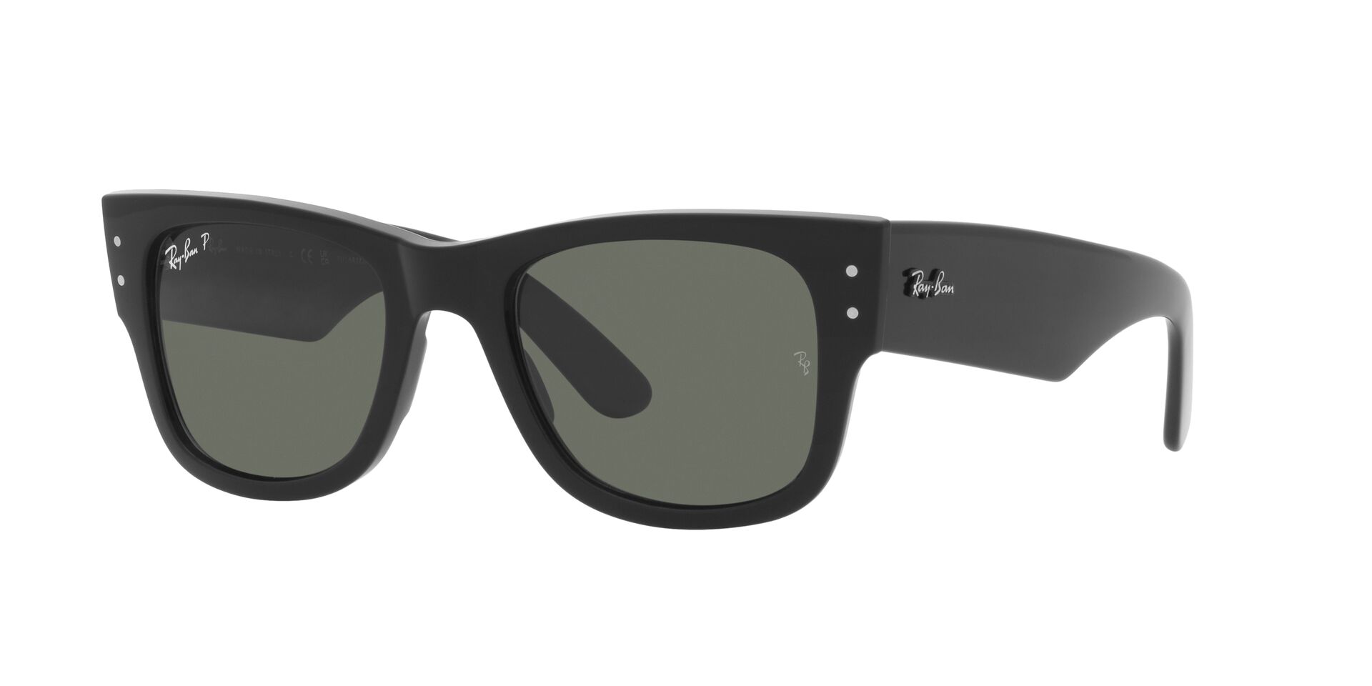 Lente solar Ray-Ban Mega Wayfarer RB0840S Gris Classic