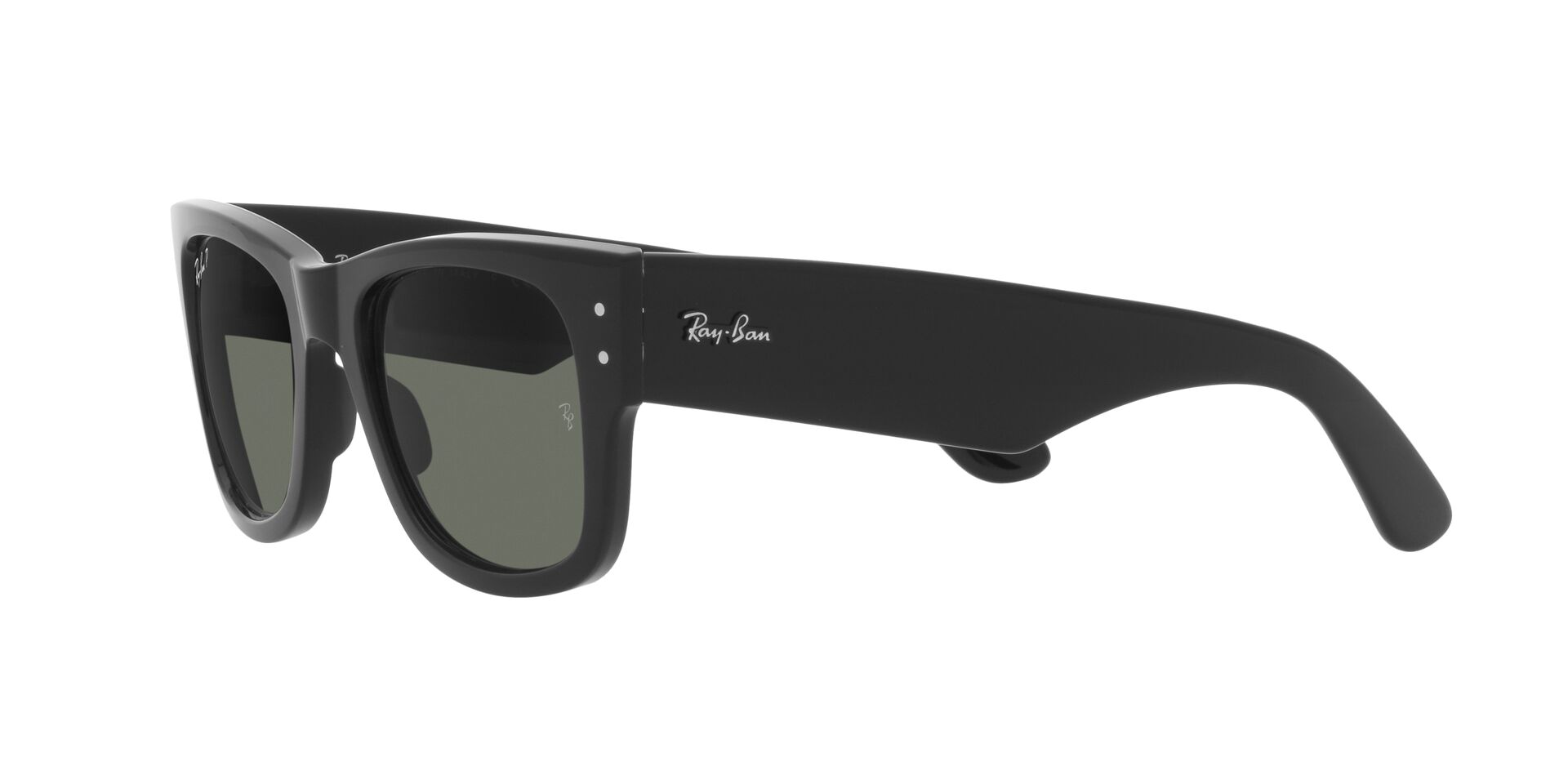 Lente solar Ray-Ban Mega Wayfarer RB0840S Gris Classic