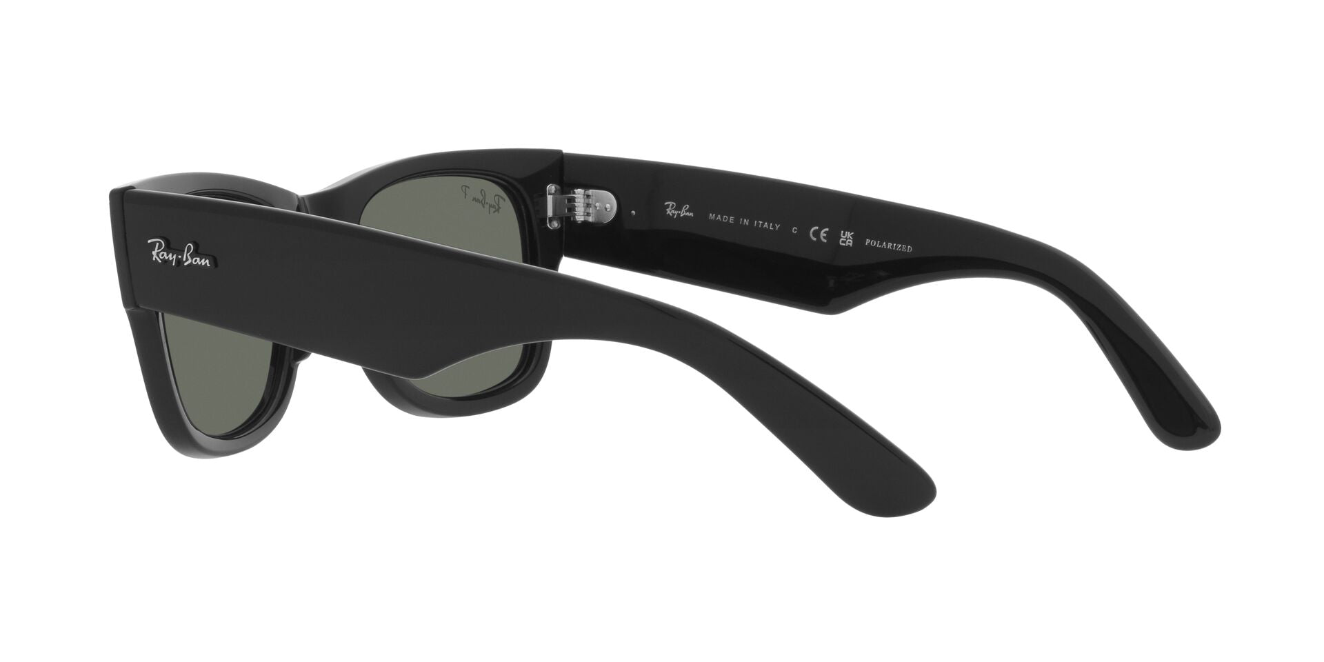 Lente solar Ray-Ban Mega Wayfarer RB0840S Gris Classic