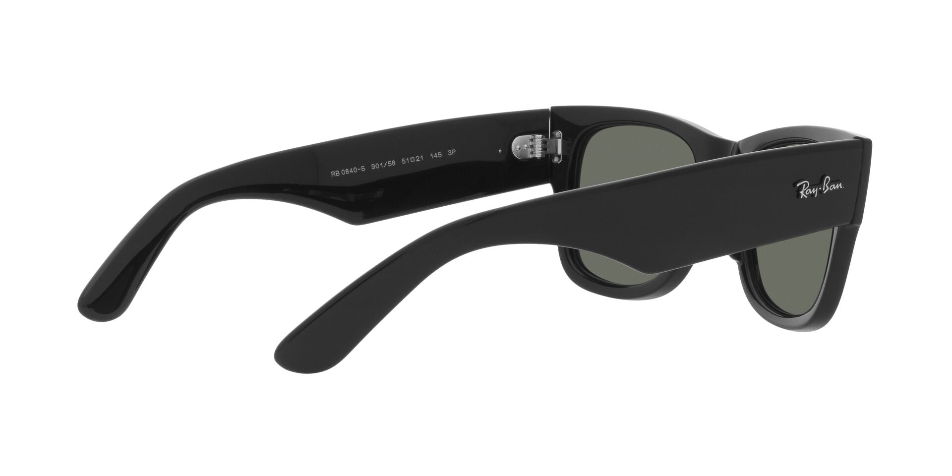 Lente solar Ray-Ban Mega Wayfarer RB0840S Gris Classic