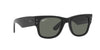 Lente solar Ray-Ban Mega Wayfarer RB0840S Gris Classic