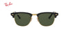 Lente solar Ray-Ban Clubmaster Folding RB2176 Verde Classic
