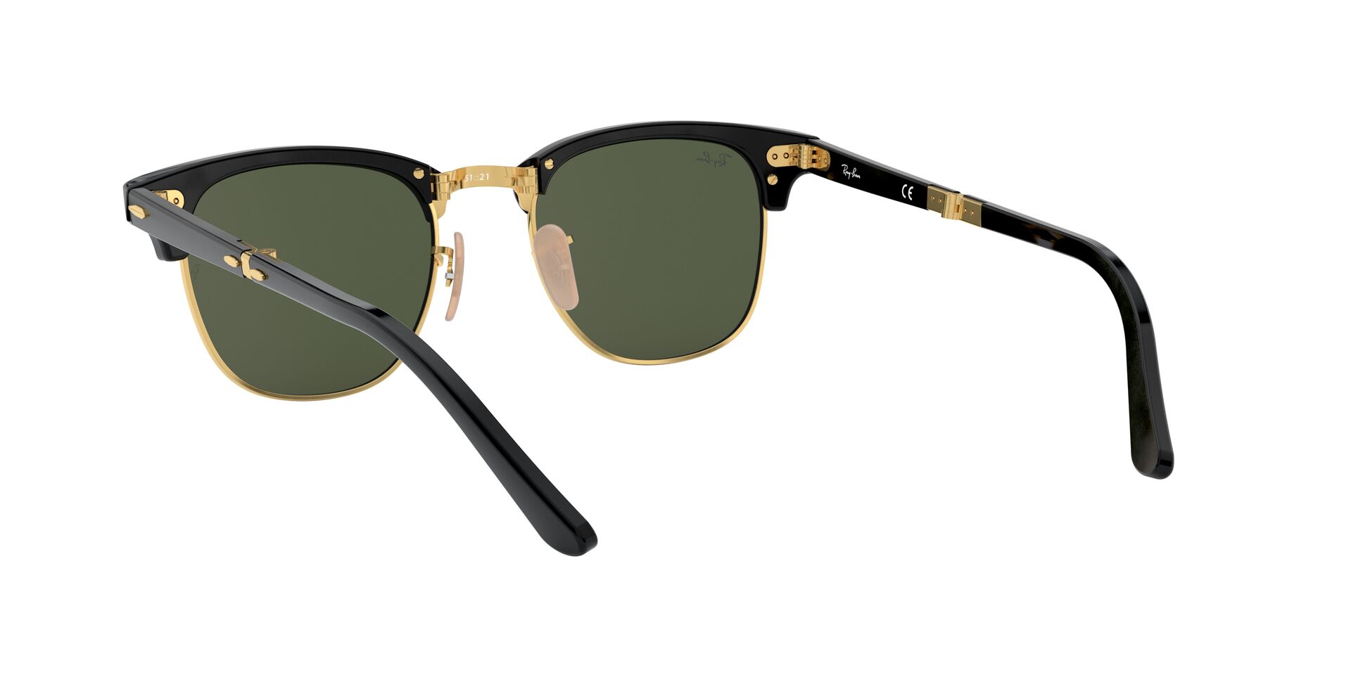 Lente solar Ray-Ban Clubmaster Folding RB2176 Verde Classic