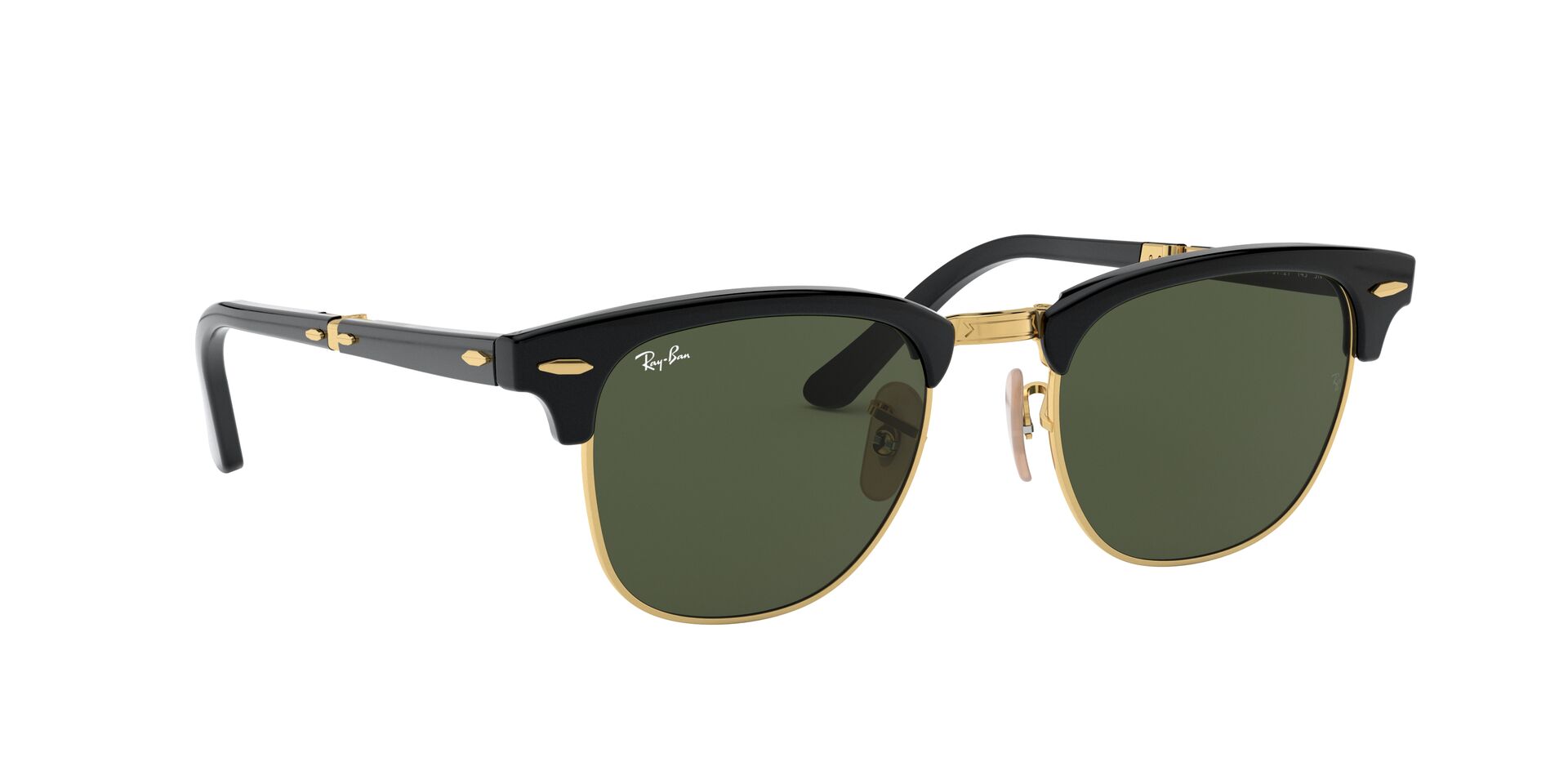 Lente solar Ray-Ban Clubmaster Folding RB2176 Verde Classic