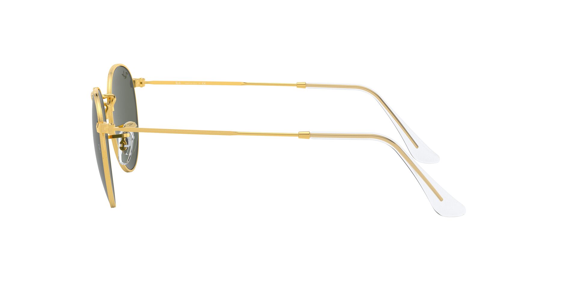 Lente solar Ray-Ban Round Metal Legend Gold RB3447 Verde Classic