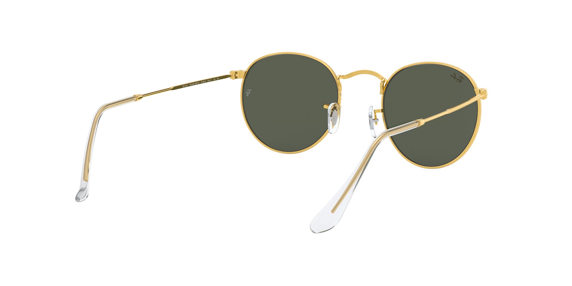 Lente solar Ray-Ban Round Metal Legend Gold RB3447 Verde Classic