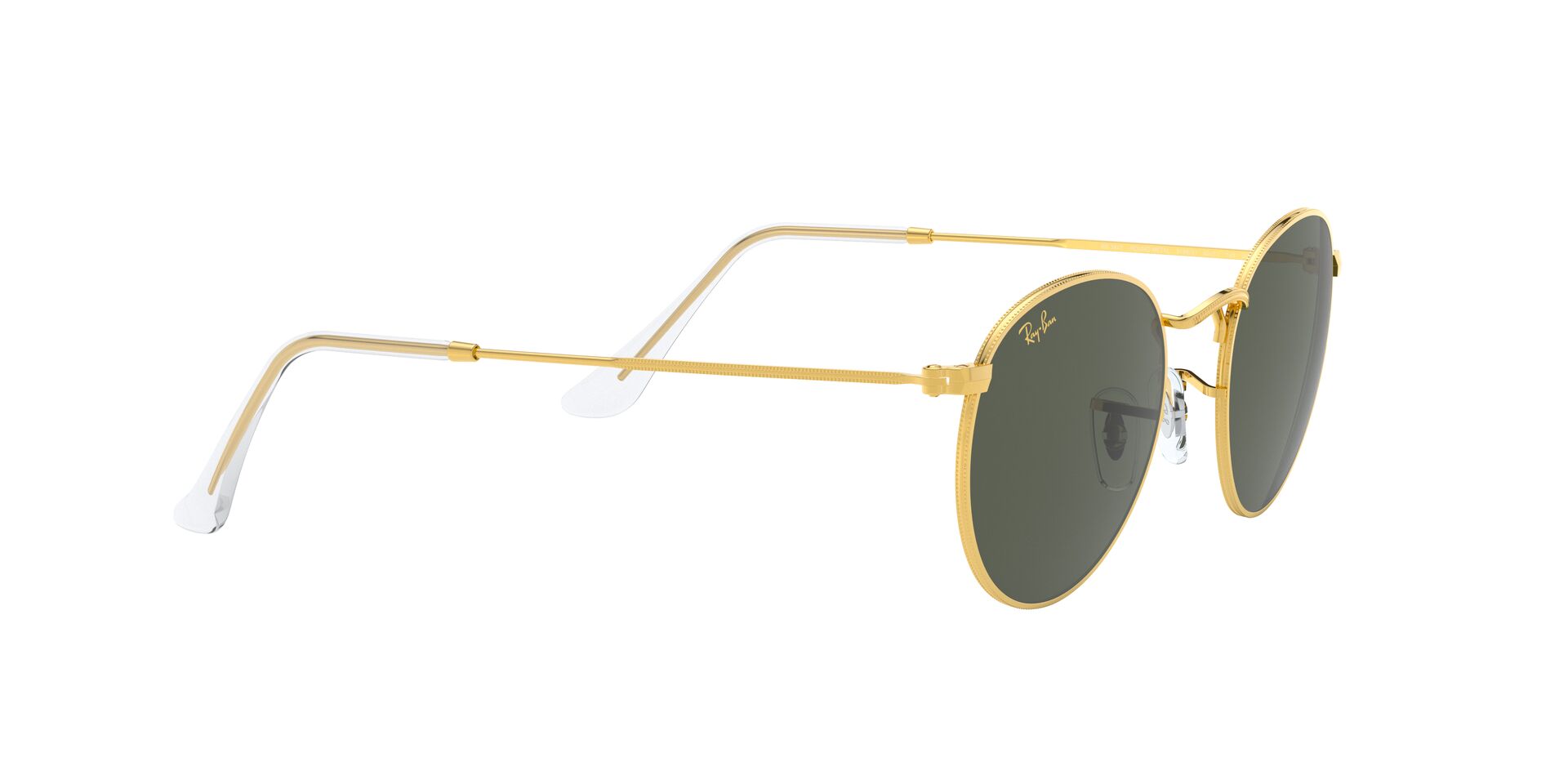 Lente solar Ray-Ban Round Metal Legend Gold RB3447 Verde Classic