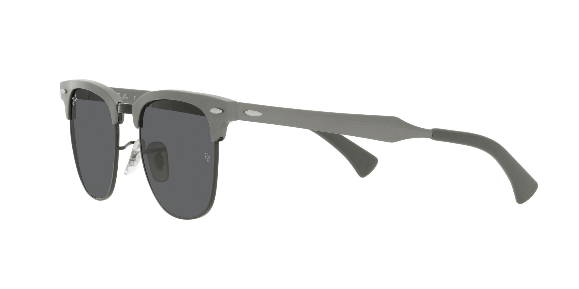 Lente solar Ray-Ban Clubmaster Aluminum RB3507 Gris Classic