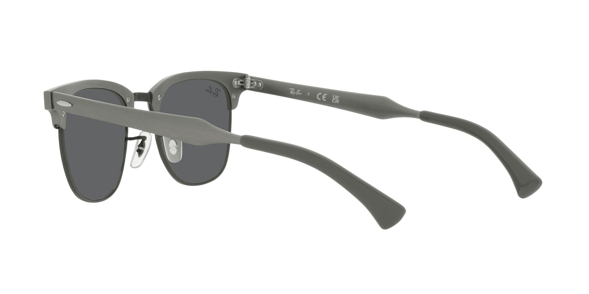 Lente solar Ray-Ban Clubmaster Aluminum RB3507 Gris Classic