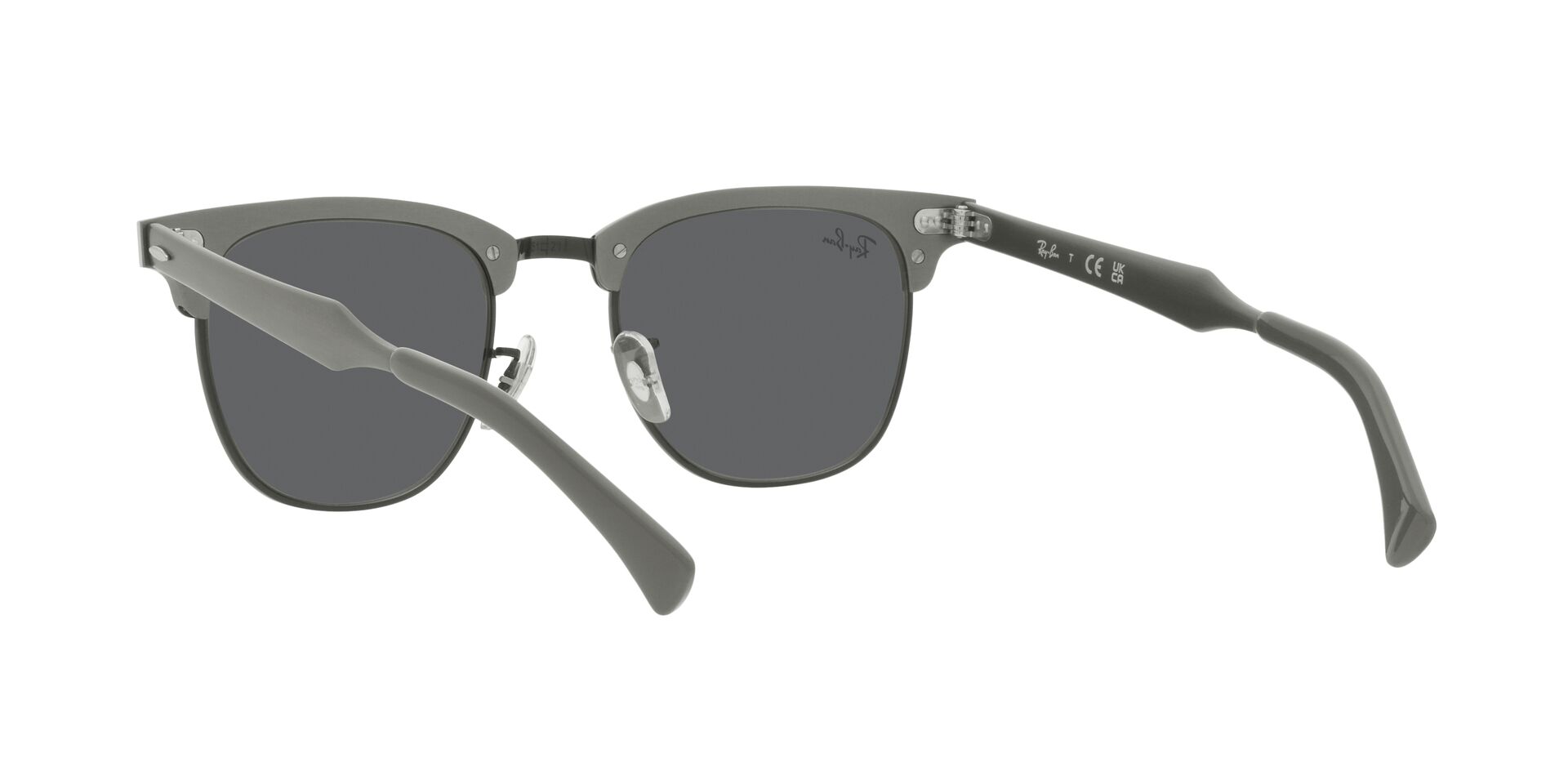Lente solar Ray-Ban Clubmaster Aluminum RB3507 Gris Classic