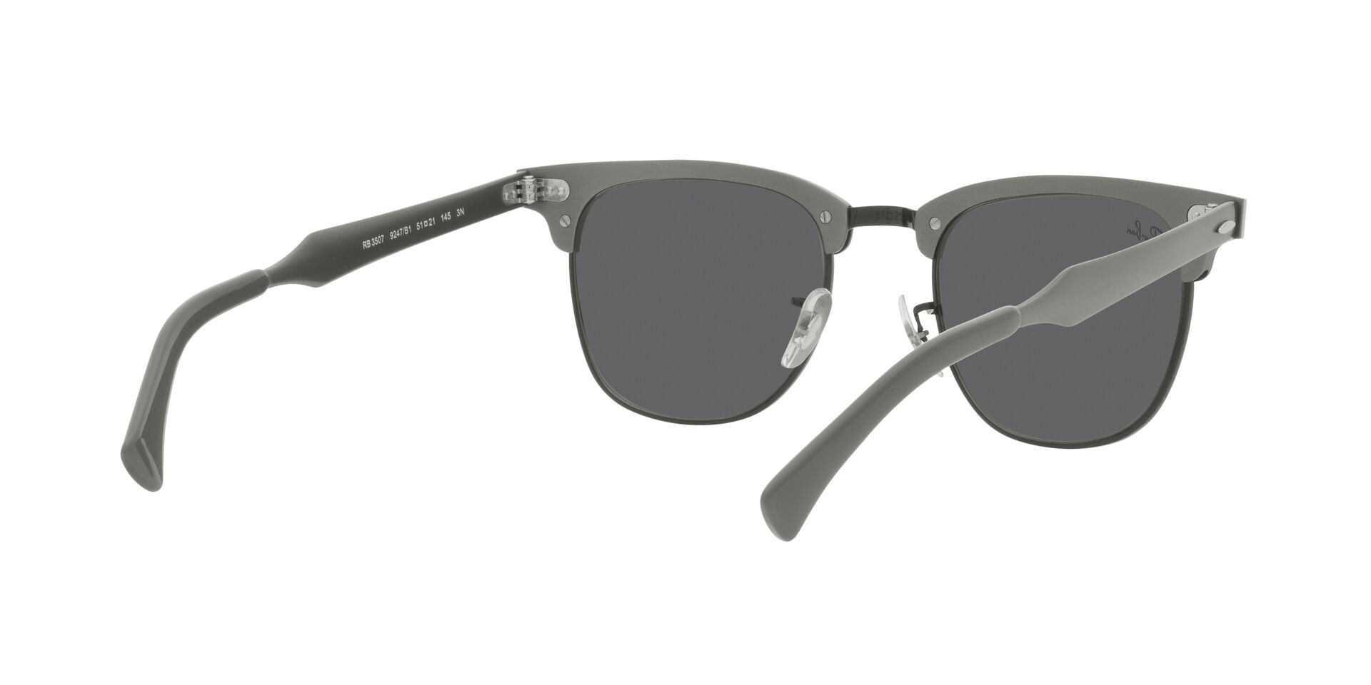 Lente solar Ray-Ban Clubmaster Aluminum RB3507 Gris Classic
