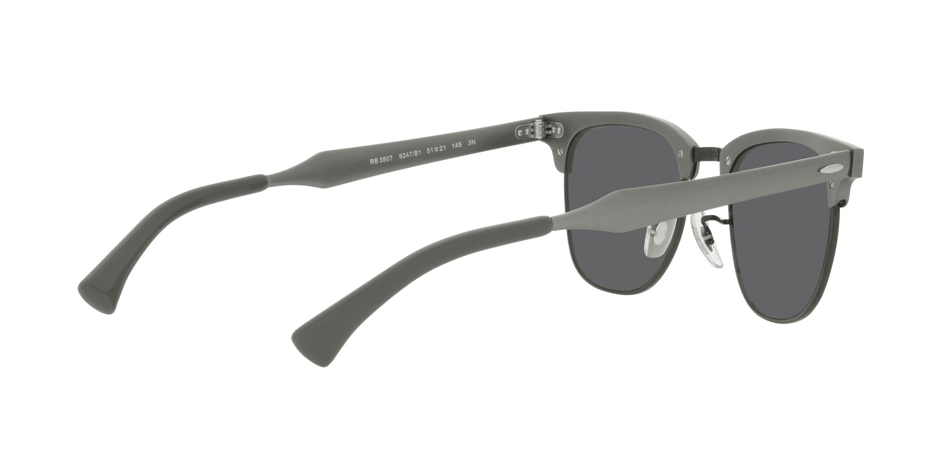 Lente solar Ray-Ban Clubmaster Aluminum RB3507 Gris Classic