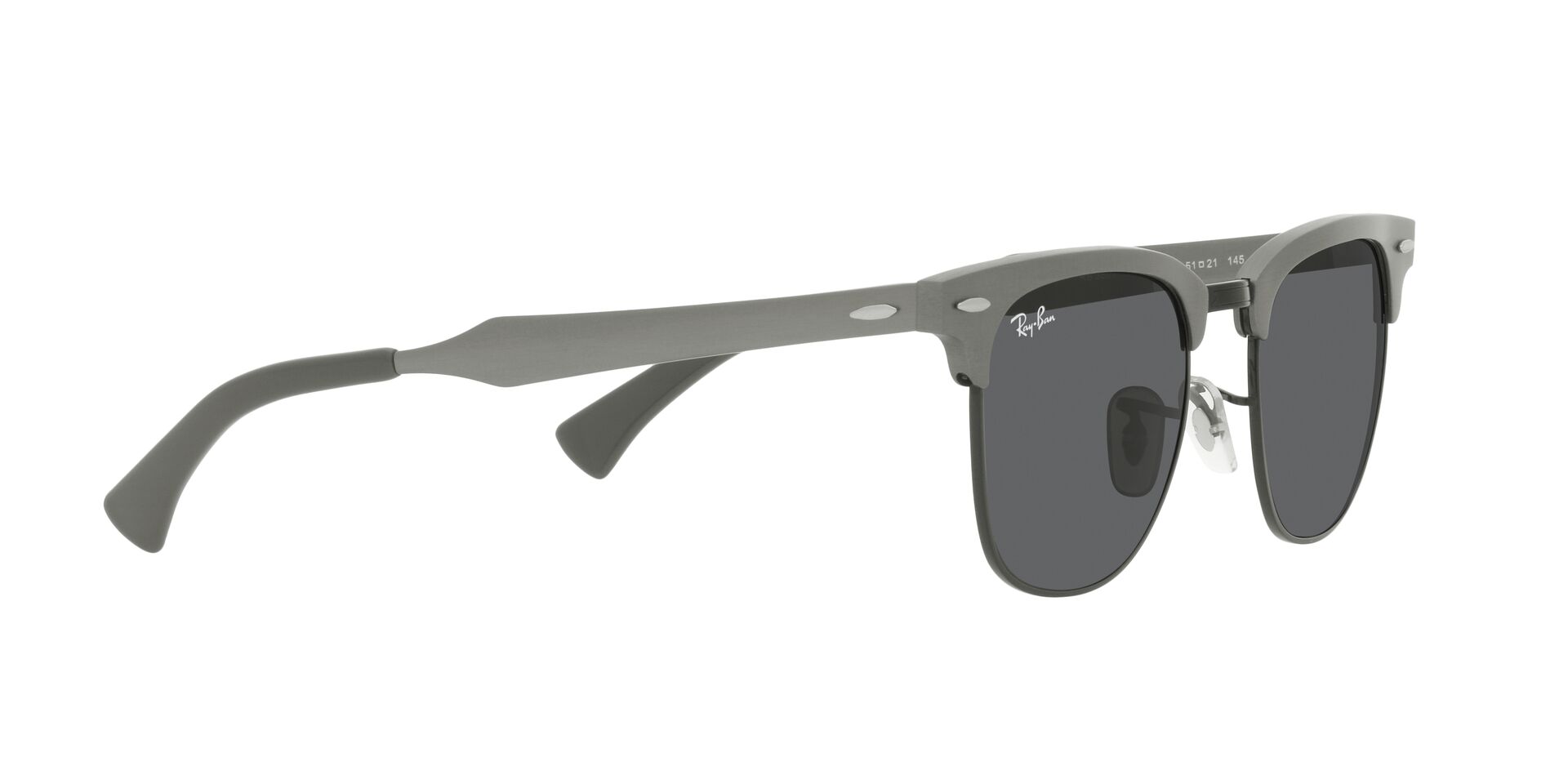 Lente solar Ray-Ban Clubmaster Aluminum RB3507 Gris Classic