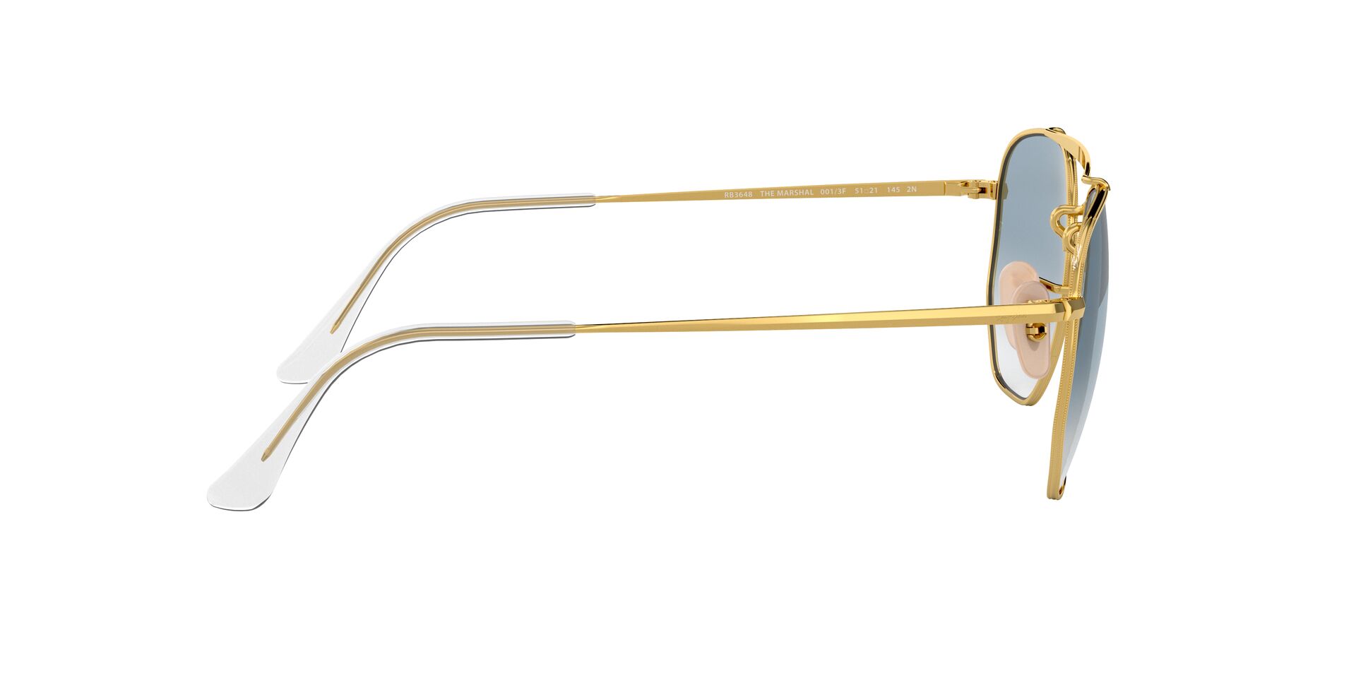 Lente solar Ray-Ban Marshal RB3648 Azul Claro Degradé