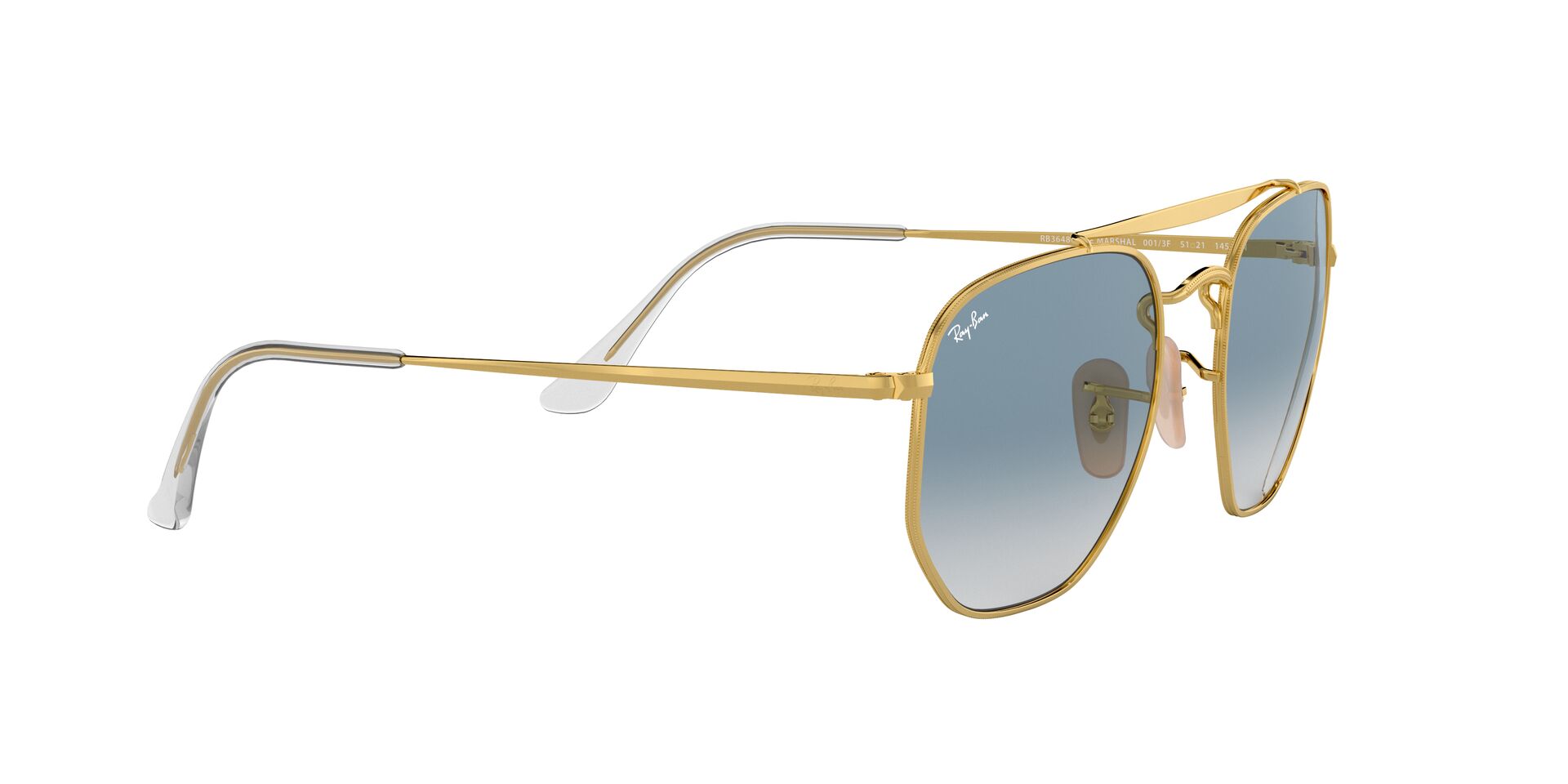 Lente solar Ray-Ban Marshal RB3648 Azul Claro Degradé