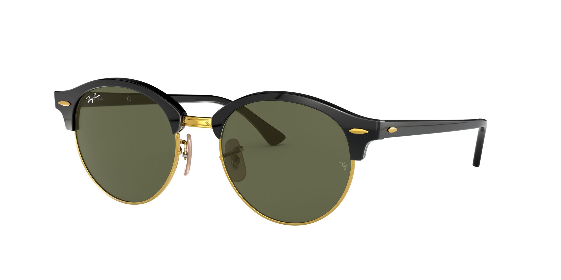 Lente solar Ray-Ban Clubround Classic RB4246 Verde Classic