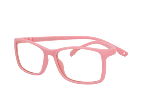 Lente con protección blue cut para niña 306P22 anatómico rosa