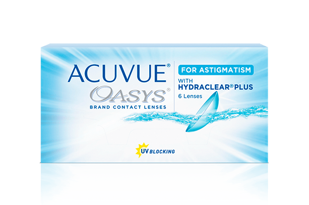 Lente de contacto ACUVUE Oasys HydraGlyde Astigmatismo