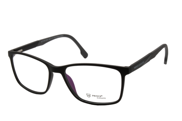 Lente Oftálmico Prince Elegante ACTIVE203AMBLKGRAY Negro mate