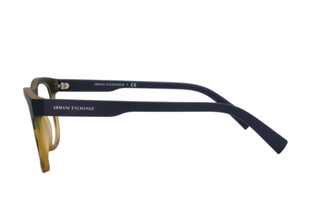 Lente Oftálmico marca Armani Exchange AX3050 Azul con carey mate