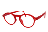 Lente con protección blue cut Defile Eyewear D001C4 Rojo