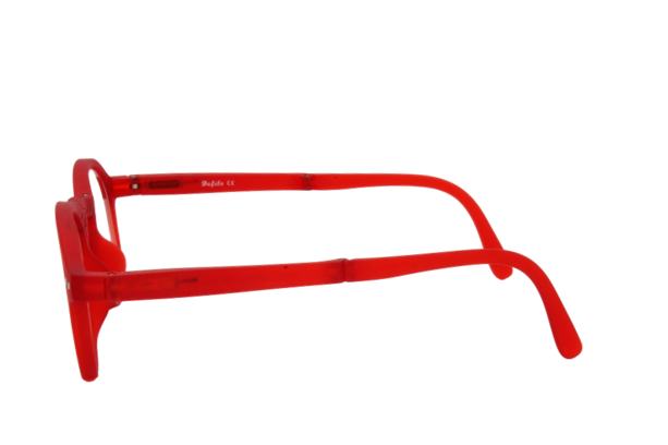 Lente con protección blue cut Defile Eyewear D001C4 Rojo